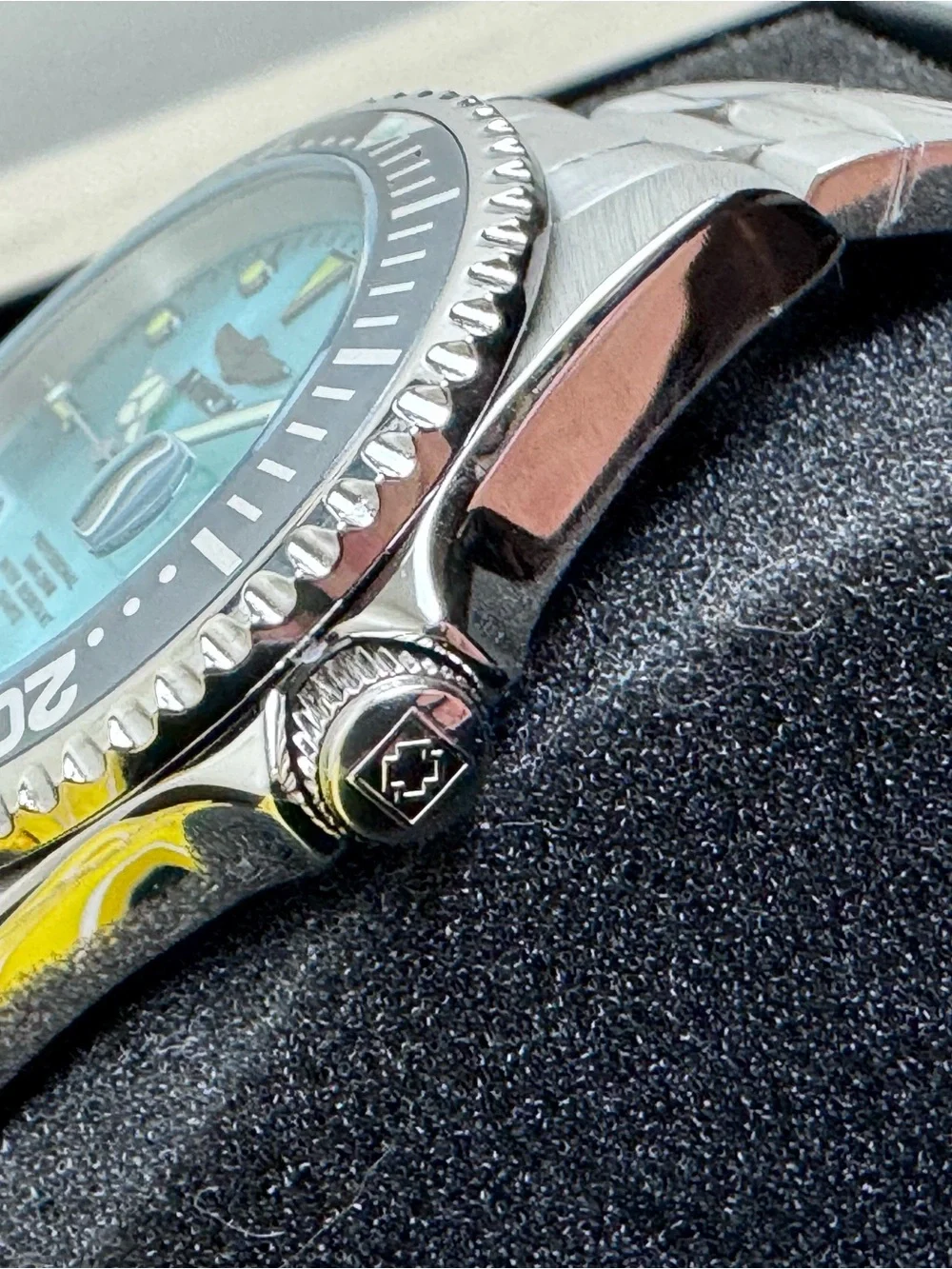 Invicta Men's Turquoise Dive Watch Quartz 37.5mm Stainless Steel NWT
